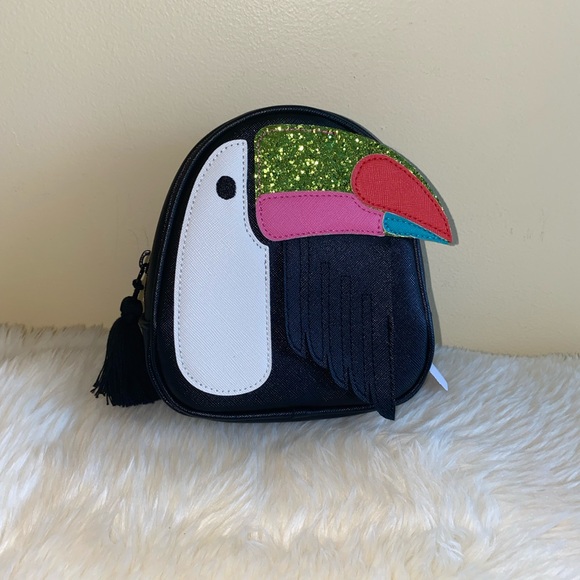 Bath & Body Works Sparkle Toucan Cosmetic Pouch - Picture 2 of 8